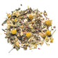Mahalo Herbal Tea ritual scene — loose-leaf organic herbal blend by Meera Capsule