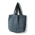 Marée Tote in High Tide — deep ocean-blue French linen market tote, made in France for Meera Capsule