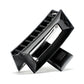 Frame 9 Piano Black claw clip alternate angle — premium French acetate, geometric Studio Line silhouette