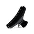 Bambi 8 claw clip in Piano Black — medium jet-black cellulose acetate hair clip handmade in France