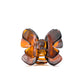 Phoebe 6 Deep Amber claw clip alternate angle — premium French acetate, comfortable hold for fine hair