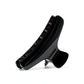 Bambi 8 claw clip in Piano Black — medium jet-black cellulose acetate hair clip handmade in France