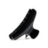 Bambi 8 claw clip in Piano Black — medium jet-black cellulose acetate hair clip handmade in France