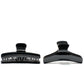 Bambi 5 (Pair) Piano Black alternate angle — petite French acetate clips for partial sections