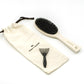 Boar Hair Brush Kit in Cream — bristle closeup