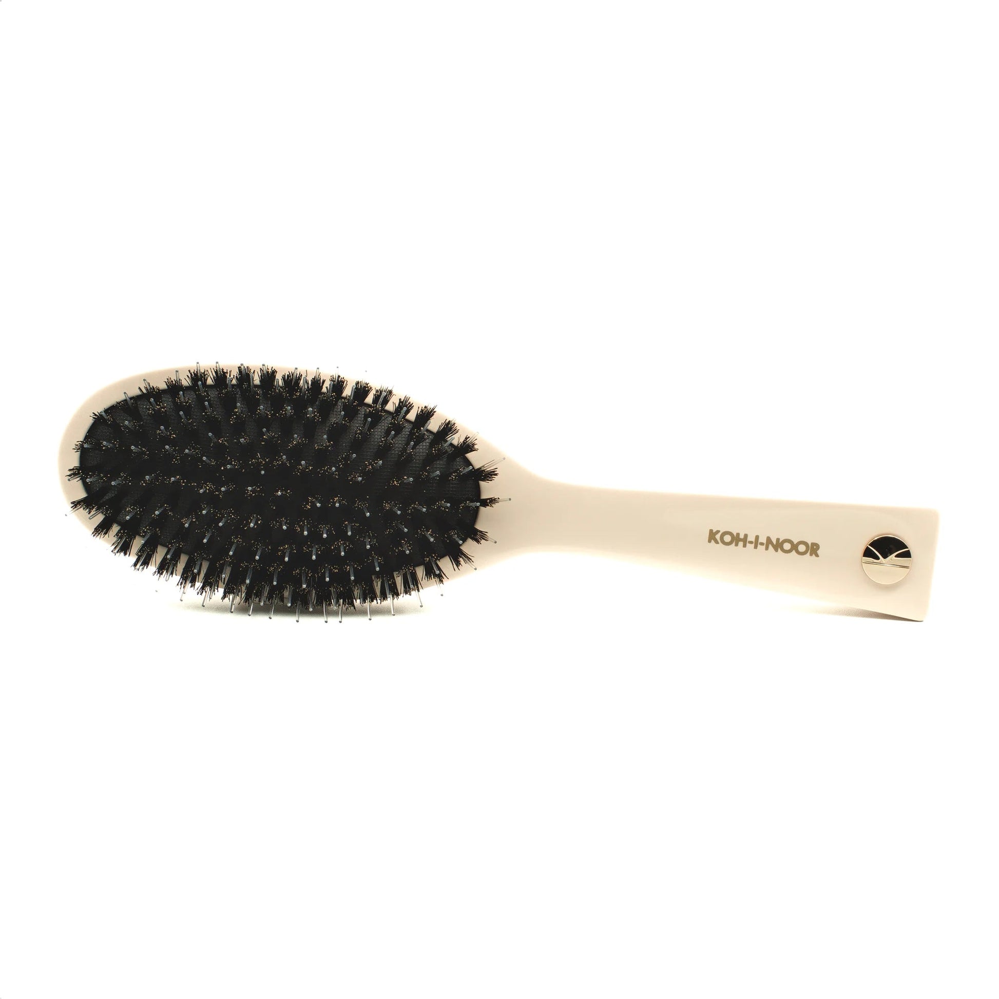 Boar Hair Brush Kit in Cream — brush detail