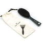 Boar Hair Brush Kit in Neptune — bristle closeup
