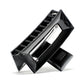 Frame 9 Piano Black claw clip alternate angle — premium French acetate, geometric Studio Line silhouette