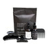 Luna Nourish Capsule in Piano Black — Meera evening ritual bundle with Luna jet-black clip, Phyto Oil, Nocturnal Serum, and Mahalo Tea