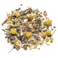 Mahalo Herbal Tea ritual scene — loose-leaf organic herbal blend by Meera Capsule