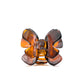 Phoebe 6 Deep Amber claw clip alternate angle — premium French acetate, comfortable hold for fine hair