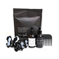 Phoebe Nourish Capsule in Piano Black — Meera evening ritual bundle with Phoebe jet-black clip, Phyto Oil, Nocturnal Serum, and Mahalo Tea